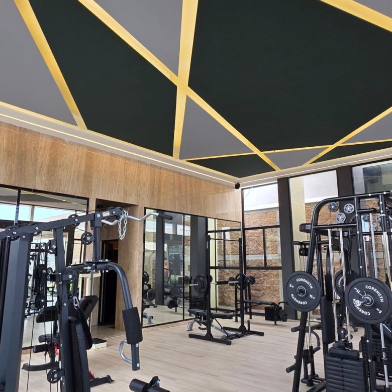 Gimnasio moderno con equipo de ejercicio profesional en torre de departamentos de lujo en venta, zona norte, León, Guanajuato.