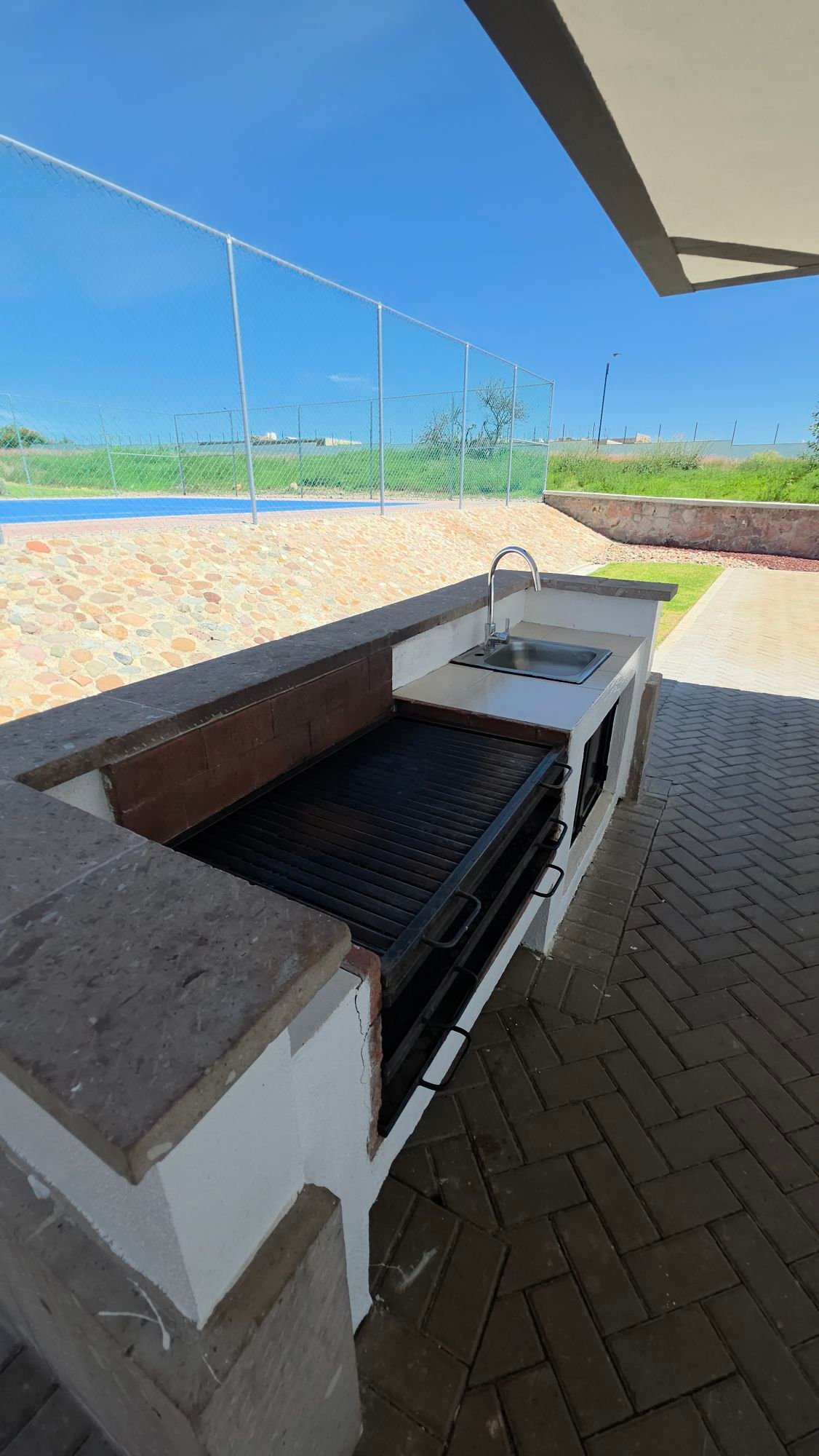Modulo de asador y tarja en Casa Club Ciudad Maderas Leon terreno en venta Huizache Torresa Inmobiliaria