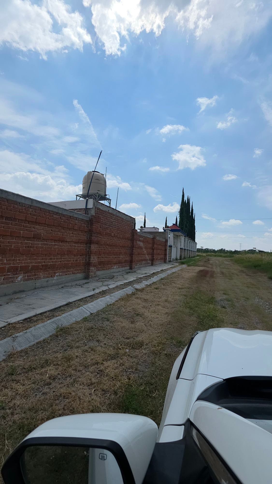 Perímetro y vialidades de terrenos campestres en venta en Villas del Vergel Jesús del Monte León Gto