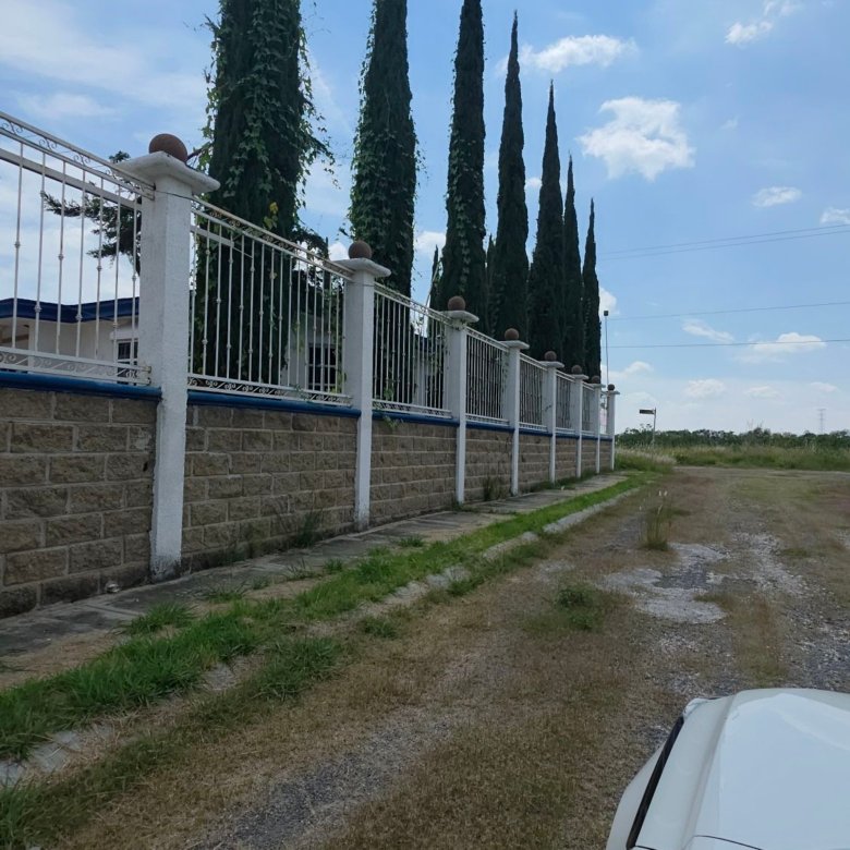 Barda perimetral y arbolado en terrenos campestres en venta en Villas del Vergel Jesús del Monte León Gto