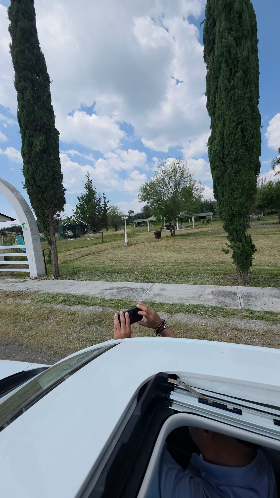 Vista panorámica y áreas verdes en terrenos campestres en venta en Villas del Vergel Jesús del Monte León Gto