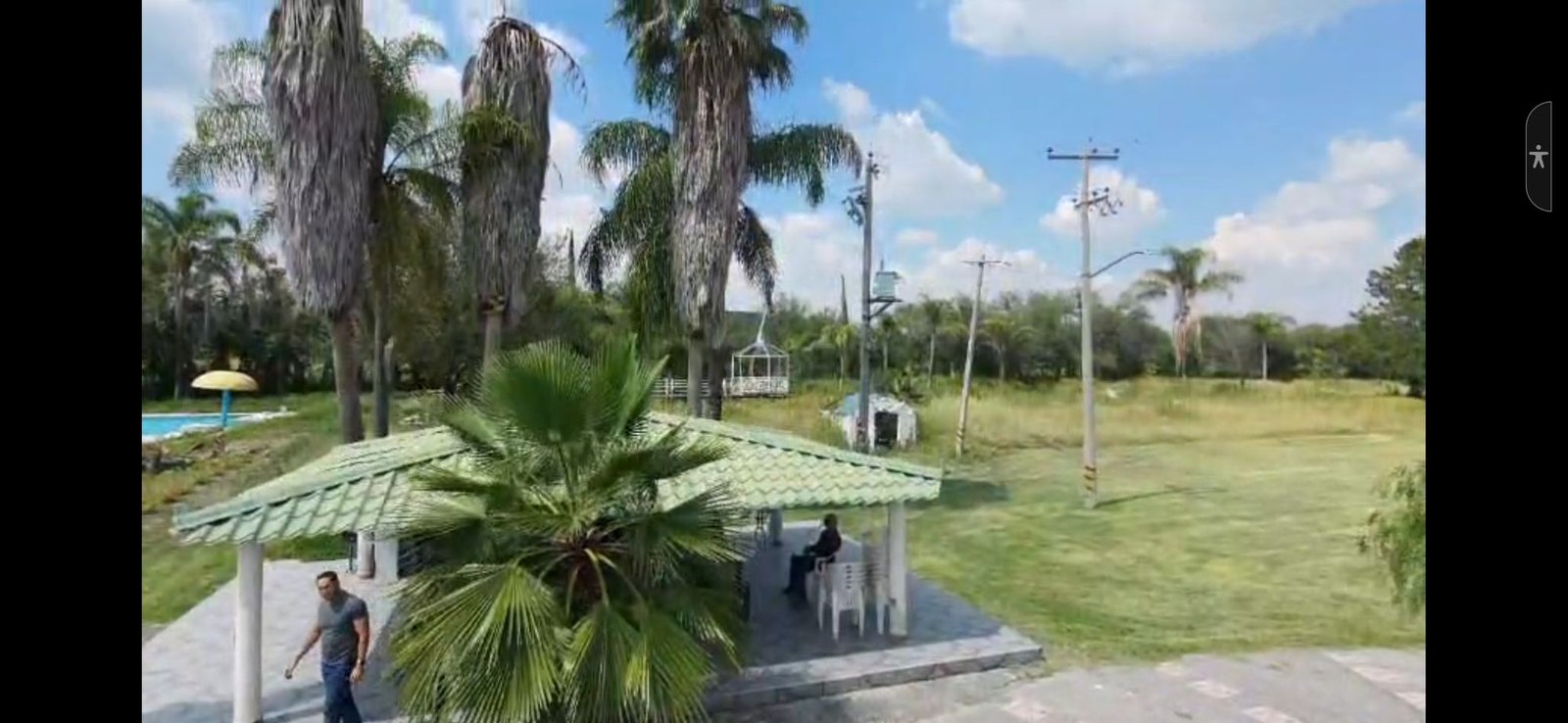 Palapa y áreas comunes de terrenos campestres en venta en Villas del Vergel Jesús del Monte León Gto